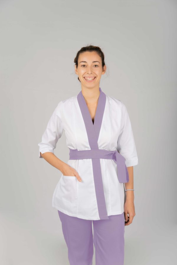 CHAQUETA KIMONO-MORADO