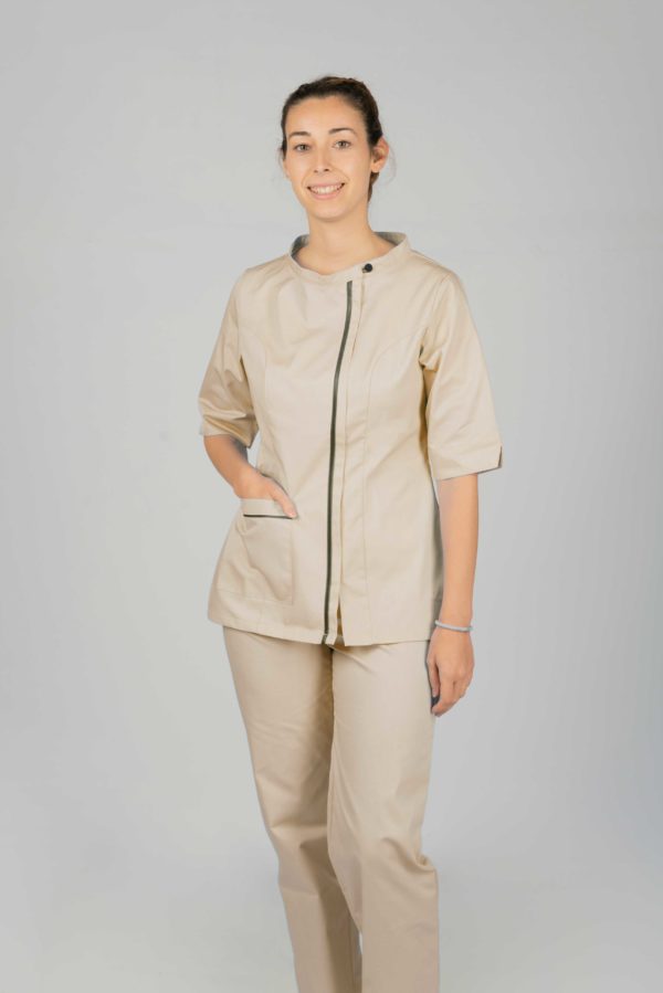 CHAQUETA IRIS-BEIGE CLARO